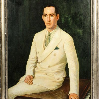 Sale Photo Thumbnail #374: Abram Poole (American, 1882-1961) Portrait of a Man