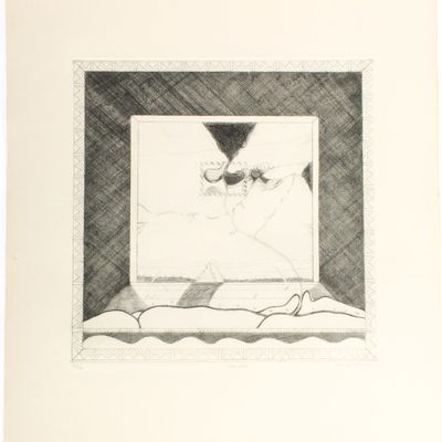 Sale Photo Thumbnail #430: David Lynch (American, 1946-2025) Garden, Signed Etching
