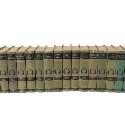 Sale Photo Thumbnail #404: Mark Twain, The Authorized Edition of The Complete Works of Mark Twain, Twenty-Four Volumes