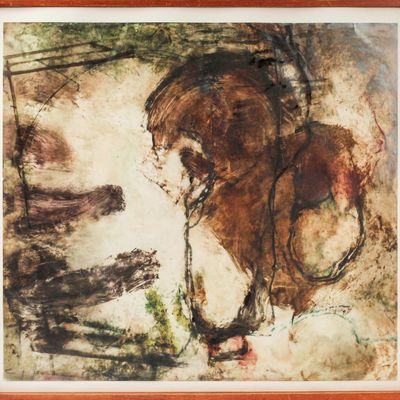 Sale Photo Thumbnail #433: Contemporary Abstract Mixed Media Painting