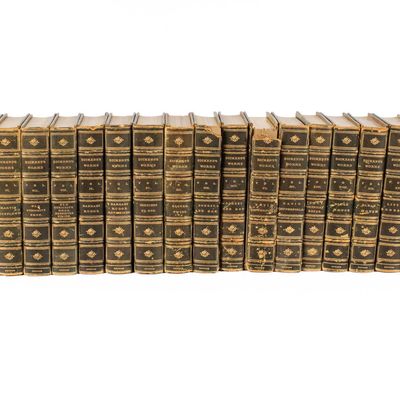 Sale Photo Thumbnail #413: Charles Dickens' Works, Chapman and Hall, 19th Century Leather Bound