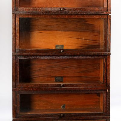 Sale Photo Thumbnail #260: Globe-Wernicke Oak Barrister Bookcase