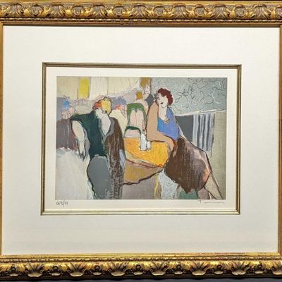 Sale Photo Thumbnail #276: Itzchak Tarkay "Casual Dining" S&N EA Litho Print