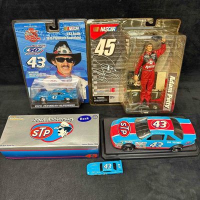Sale Photo Thumbnail #386: Petty Racing Collectibles NASCAR Richard and Adam Petty Die Cast Car Replica Set