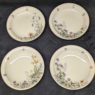 Sale Photo Thumbnail #391: 4 Krautheim Wiesengrund Und Bergeshöhn Deep Salad Plates B