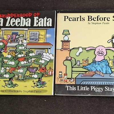 Sale Photo Thumbnail #419: 2 Pearls Before Swine Comic Strip Collections