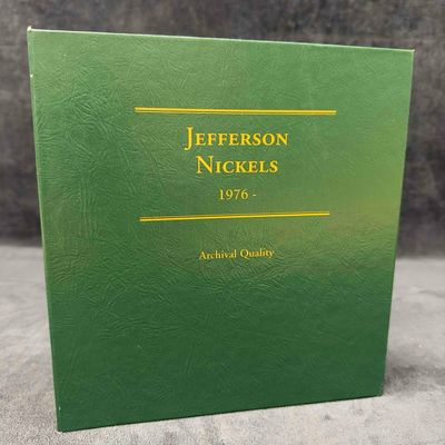 Jefferson Nickel Series Volume Two 1976-2006 Littleton Custom Coin Album 85 Coins