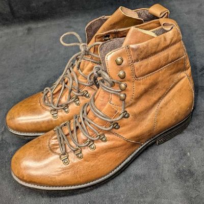 Sale Photo Thumbnail #283: Men's Size 12  Marks And Spencer Leather Boots
