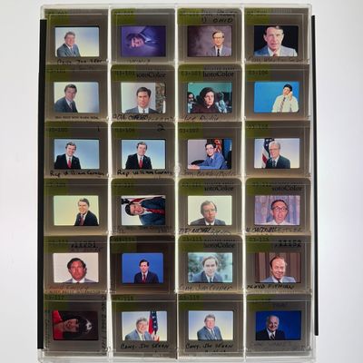 Sale Photo Thumbnail #488: Political Press Photo Slide Transparency Archive Featuring US Congress and Public Figures