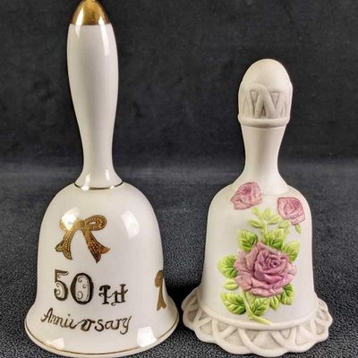 Sale Photo Thumbnail #333: Lefton Porcelain Bells - Lot of 2