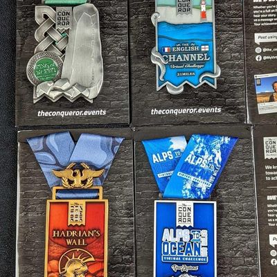 Sale Photo Thumbnail #444: JB 4 Metal Conqueror Running Medals
