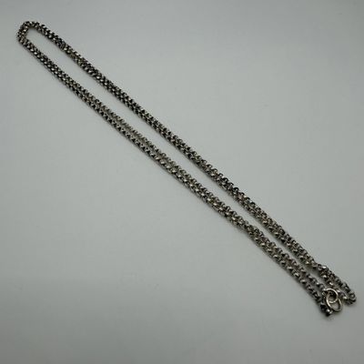 Sale Photo Thumbnail #471: 925 Sterling Silver Rolo Link Style Chain Necklace