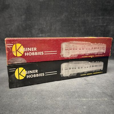 Sale Photo Thumbnail #375: Pair of Vintage Kasiner Hobbies HO Scale Passenger Cars #21 and #23