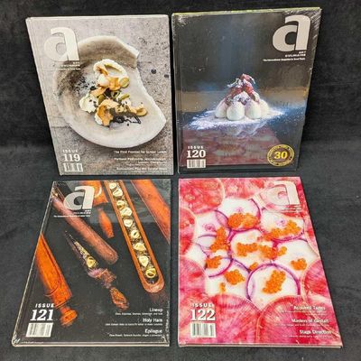 Sale Photo Thumbnail #349: Sealed Art Culinaire Hardcover Magazines 119-122