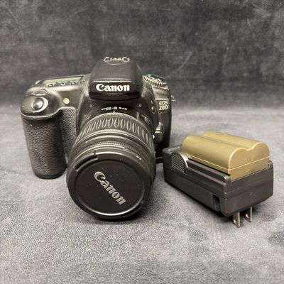 Canon EOS 20D DSLR Camera w/ 18-55mm Lens and Accessories
