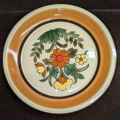 Sale Photo Thumbnail #328: Vintage Momoyama Stoneware Serving Plate