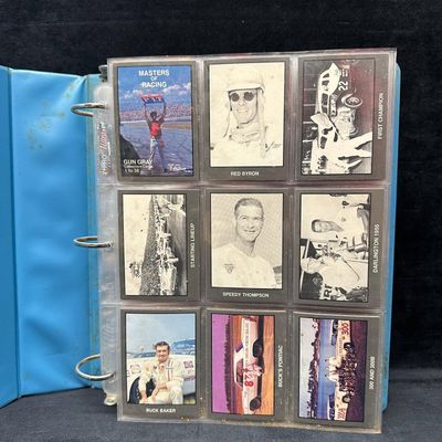 Sale Photo Thumbnail #147: Masters of Racing Trading Card Set 1990s in Collectors Binder