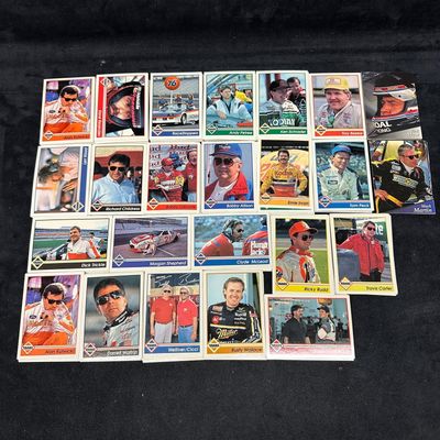 Sale Photo Thumbnail #461: Large Group 1990s Traks NASCAR Racing Trading Cards Rusty Wallace Mark Martin