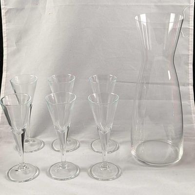 Sale Photo Thumbnail #318: 6 IKEA Svalka Snap Glasses Soeugekau Karaffe Glass