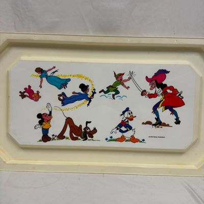 Sale Photo Thumbnail #356: Vintage Walt Disney Productions Character Display Panel Peter Pan Mickey Mouse