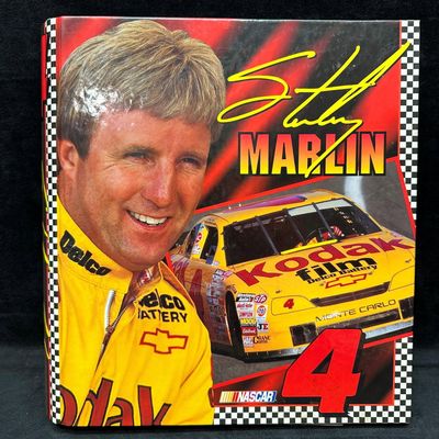 Sale Photo Thumbnail #111: NASCAR Sports Trading Card Binder Sterling Marlin Lot Bobby Hamilton and Drivers 240