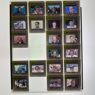 Sale Photo Thumbnail #494: Press Photo Slides Featuring Sirhan Sirhan Lech Walesa Fuzzy Zoeller NASA Astronauts