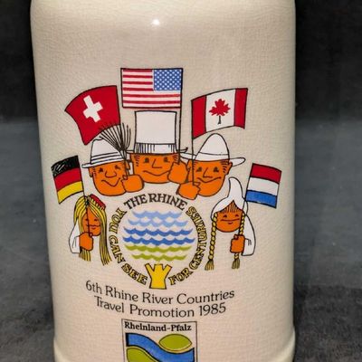 Sale Photo Thumbnail #316: 6th Rhine River Countries Travel Promotion 1985 Stein