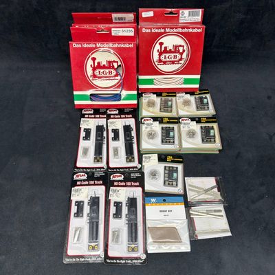 Sale Photo Thumbnail #377: LGB and Atlas Model Railroad Wiring and Switch Control Lot