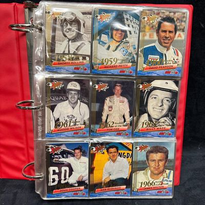 1993 Wheels NASCAR Racing Partial Card Set in Binder Rookies and Stars 135 Cards