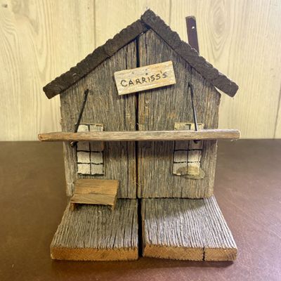 Sale Photo Thumbnail #727: Carriss's Handcrafted Rustic Folk Art Wood Building