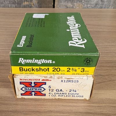 Sale Photo Thumbnail #190: A Lot of 10 Winchester and Remington 12 Gauge and 20 Gauge Shotgun Shells