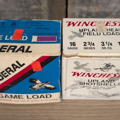 Sale Photo Thumbnail #195: A Lot of 12 Federal and Winchester Shotshells 16 Gauge
