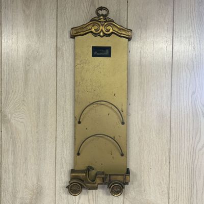 Sale Photo Thumbnail #715: Vintage Balfour Merchandising Co Mr Bally Digital Clock and Mail Rack
