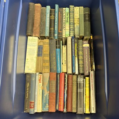 Sale Photo Thumbnail #749: A Collection of Vintage Hardcover and Paperback Books, Including Literature and Occult Titles
