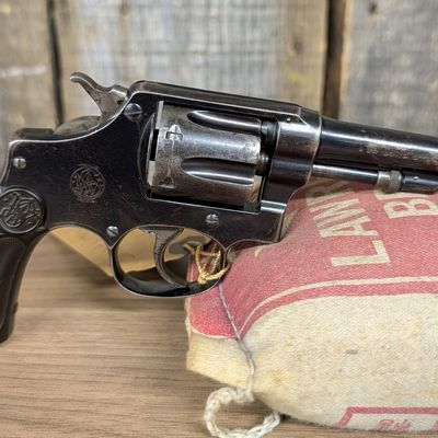 Sale Photo Thumbnail #170: Smith and Wesson .32 Hand Ejector Model of 1903 5th Change Double Action Revolver .32 S&W Long with 3.25 Inch Barrel