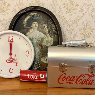 Sale Photo Thumbnail #340: A Group of Pepsi-Cola and Coca-Cola Brand Advertising Collectibles