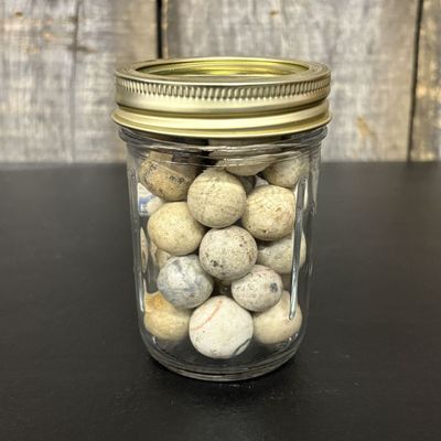 Sale Photo Thumbnail #768: A Collection of Antique and Vintage Clay and Stone Marbles