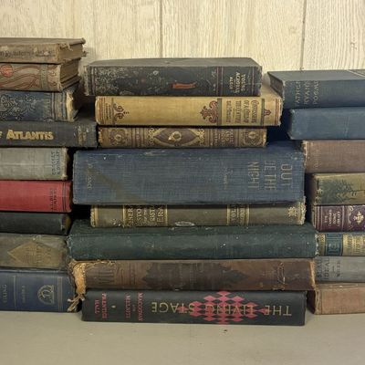 Sale Photo Thumbnail #751: A Collection of Antique and Vintage Hardcover Volumes. Various Publishers, Late 19th-Mid 20th Century.