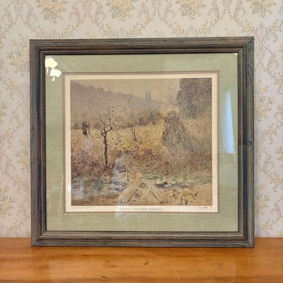 Sale Photo Thumbnail #339: Paul Sawyier Going to the Spring Limited Edition Offset Lithograph
