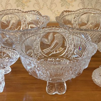 Sale Photo Thumbnail #574: A Collection of Hofbauer Byrdes 24 Percent Lead Crystal Tableware