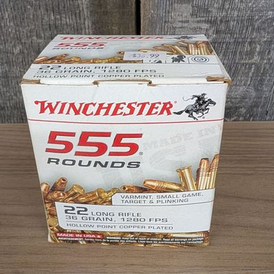 Sale Photo Thumbnail #192: Winchester 555 Bulk Pack .22 Long Rifle Ammunition