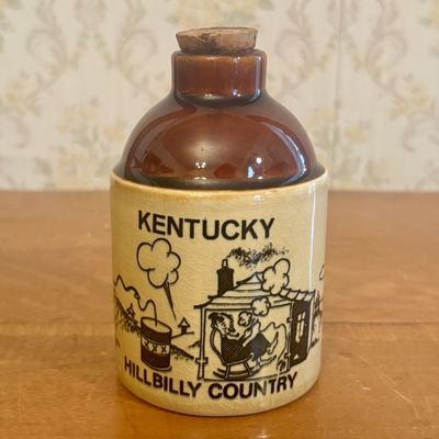 Sale Photo Thumbnail #145: Kentucky Hillbilly Country Ceramic Souvenir Moonshine Jug