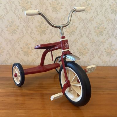 Sale Photo Thumbnail #404: Radio Flyer Classic Red Metal Miniature Tricycle Model
