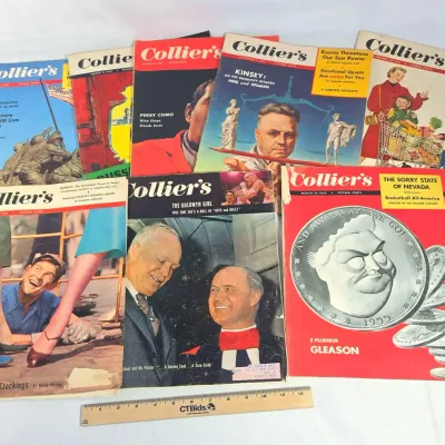 Collier's Magazines 8 Issues 1953-1956 
