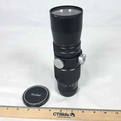 Tele Vivitar 300mm f/5.6 Telephoto Pre-Set Lens with M42 T-Mount No. 71419