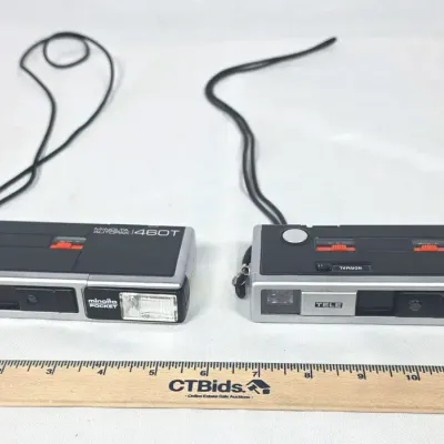 Minolta Autopak 460T Pocket 2 Film Cameras Telephoto