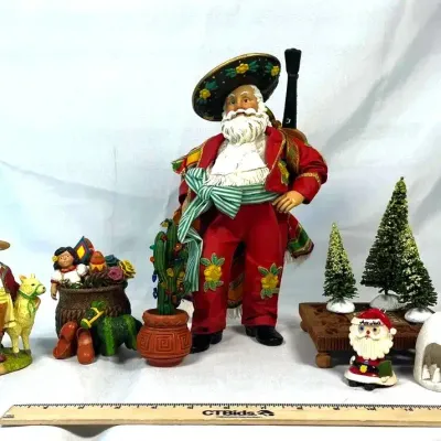 Christmas Lot of Figurines from Around the World