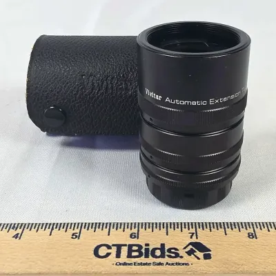 Vivitar AT-22 Extension Tube; 36mm, 20mm, 12mm with Case 