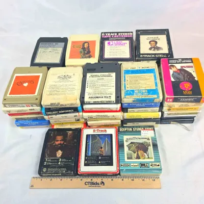 Giant 8 Track Collection! 57 - 8 Track Tapes