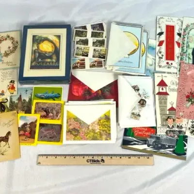 Card Lot - Christmas, Greeting, Graduation, Picture Card Series, Tourism